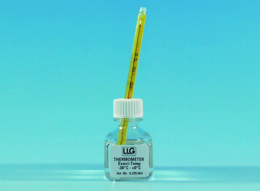 LLG-Exact-Temp Standard thermometers, red spirit-filled