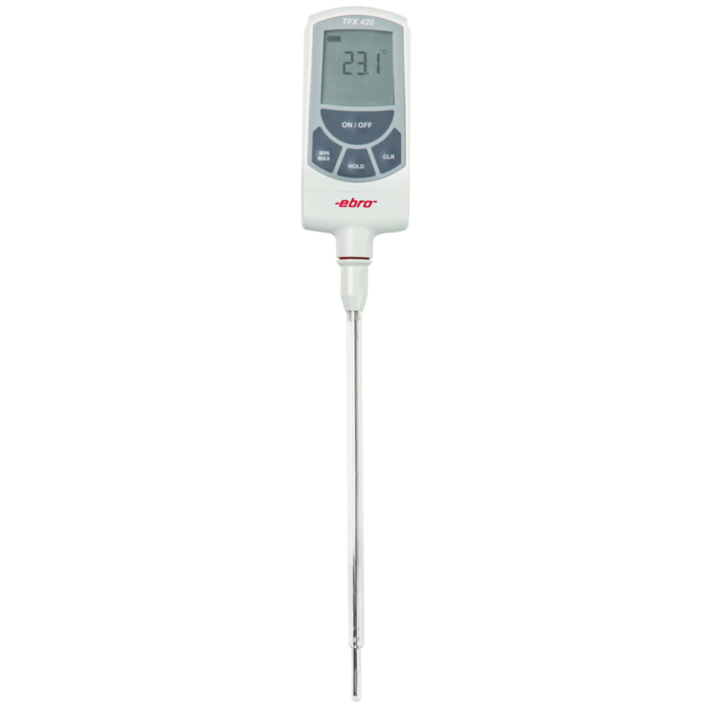 Laboratory thermometer set TFX 420, with temperature probe TPX 300