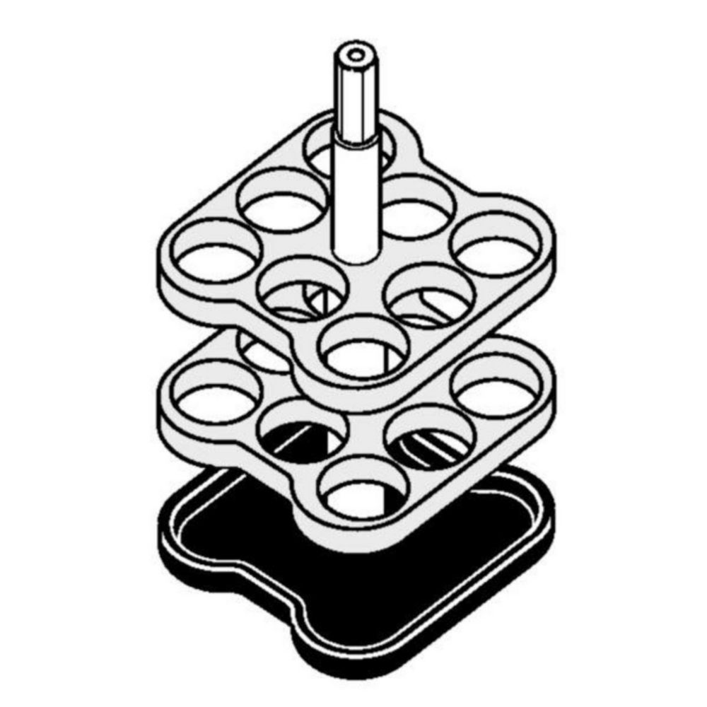 Adapters for rectangular bucket 90 ml
