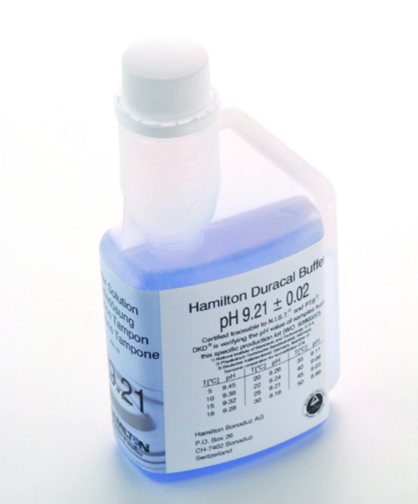 Conductivity standards with certification
