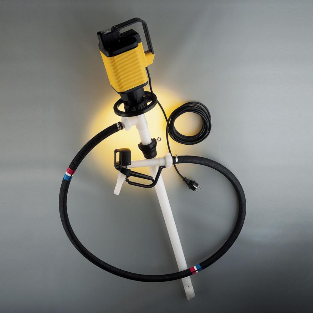Fasspumpen Pumpenset für konzentrierte Säuren und Laugen, Tauchtiefe 1200 mm, Rohr-Ø 41 mm