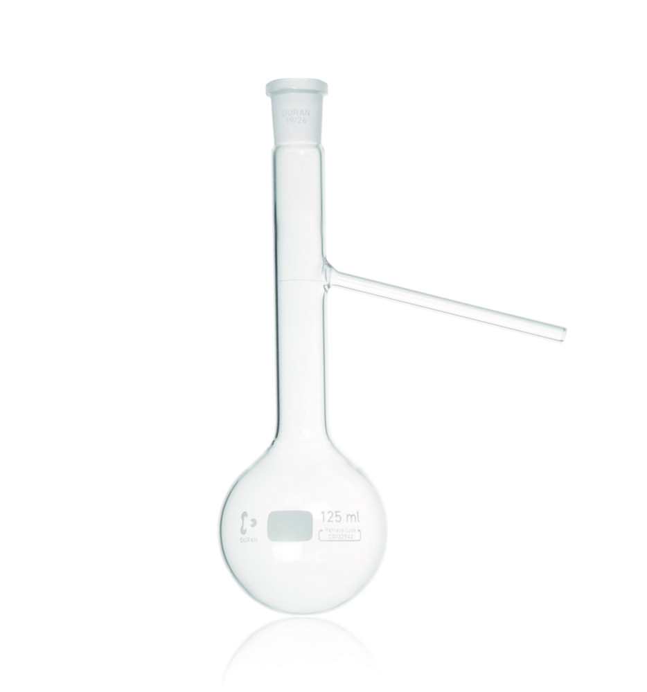 Engler distilling flasks, DURAN®, with NS ground joint