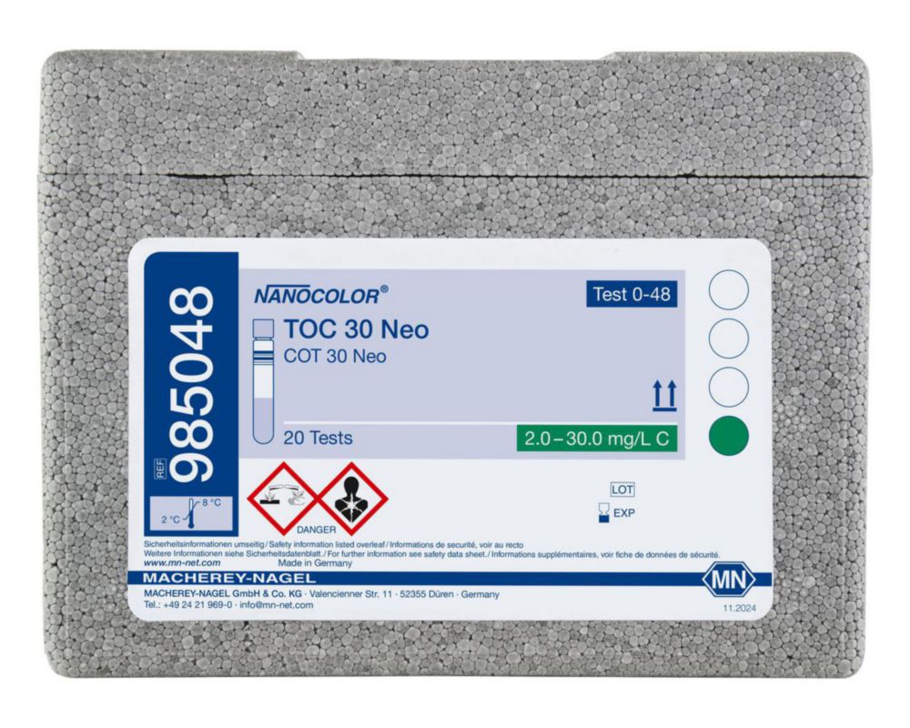 Tube tests NANOCOLOR® TOC Neo