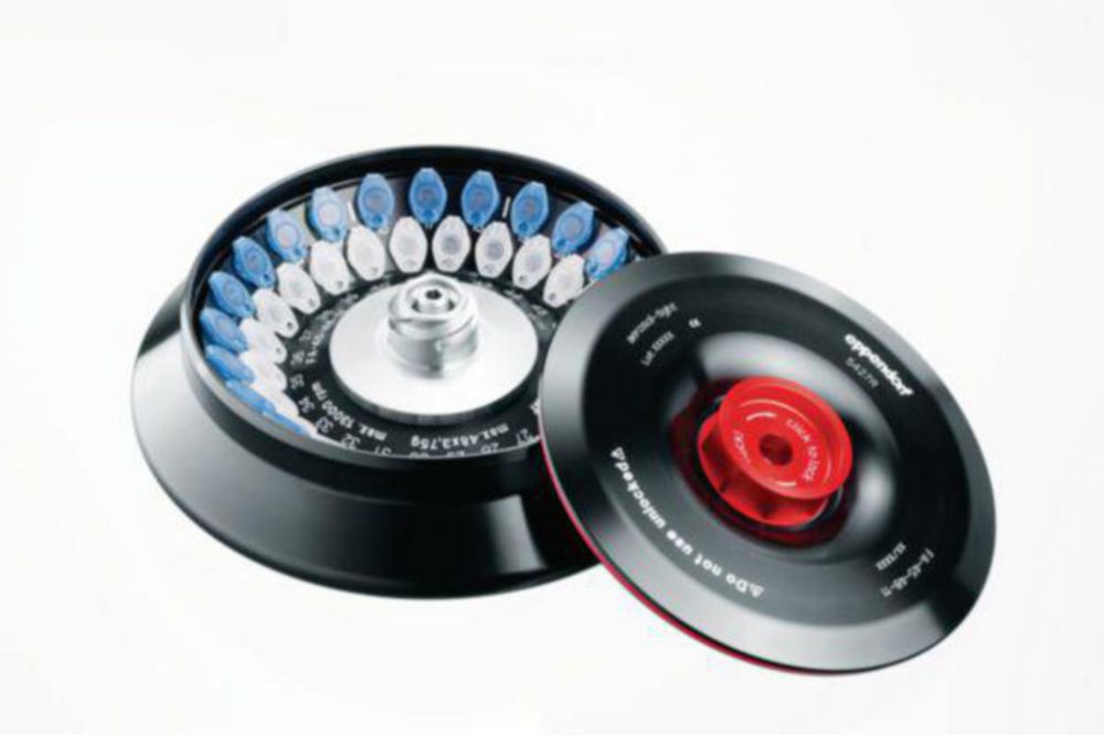 Fixed angle rotors for Centrifuge 5427 R, incl. QuickLock® rotor lid
