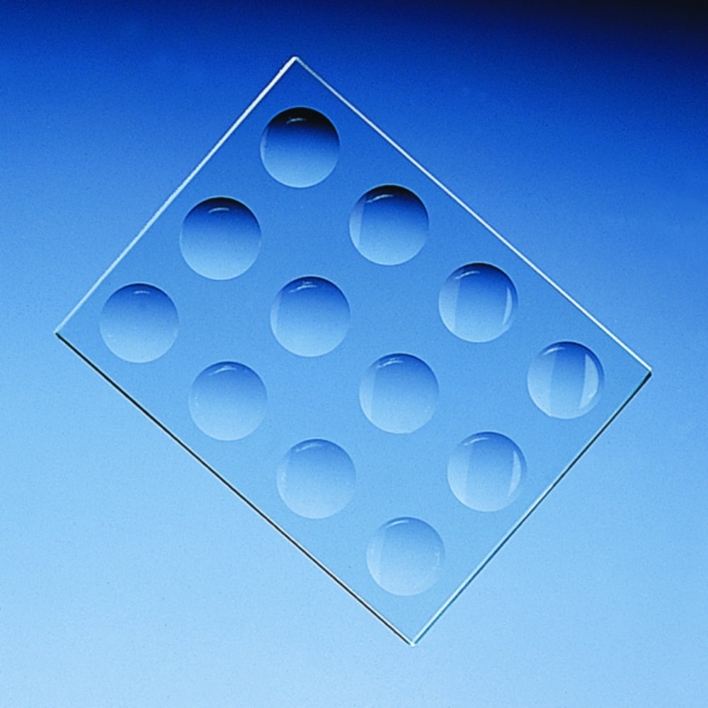 Spotting tiles, soda-lime glass