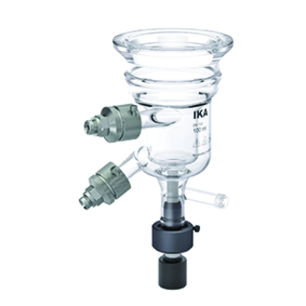 Reactor vessels for Synthesis reactors EasySyn Advanced and Starter, borosilicate glass 3.3, with bottom discharge valve