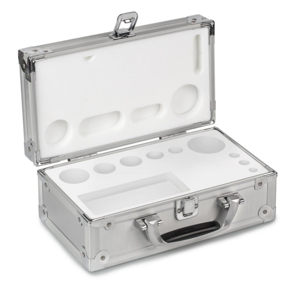 Aluminium case for calibration weight sets class E1, E2, F1, F2 and M1