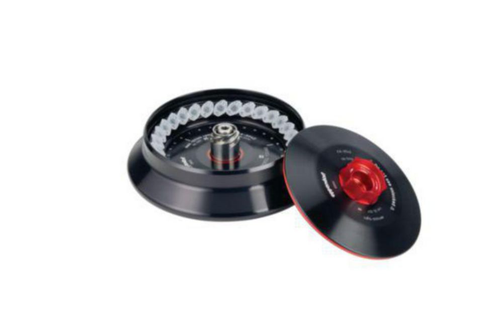 Fixed-angle rotors for centrifuges 5910 Ri, 5920 R, incl. QuickLock® rotor lid