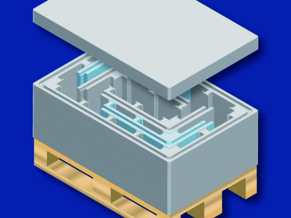 System packaging Icecatch®, EPS