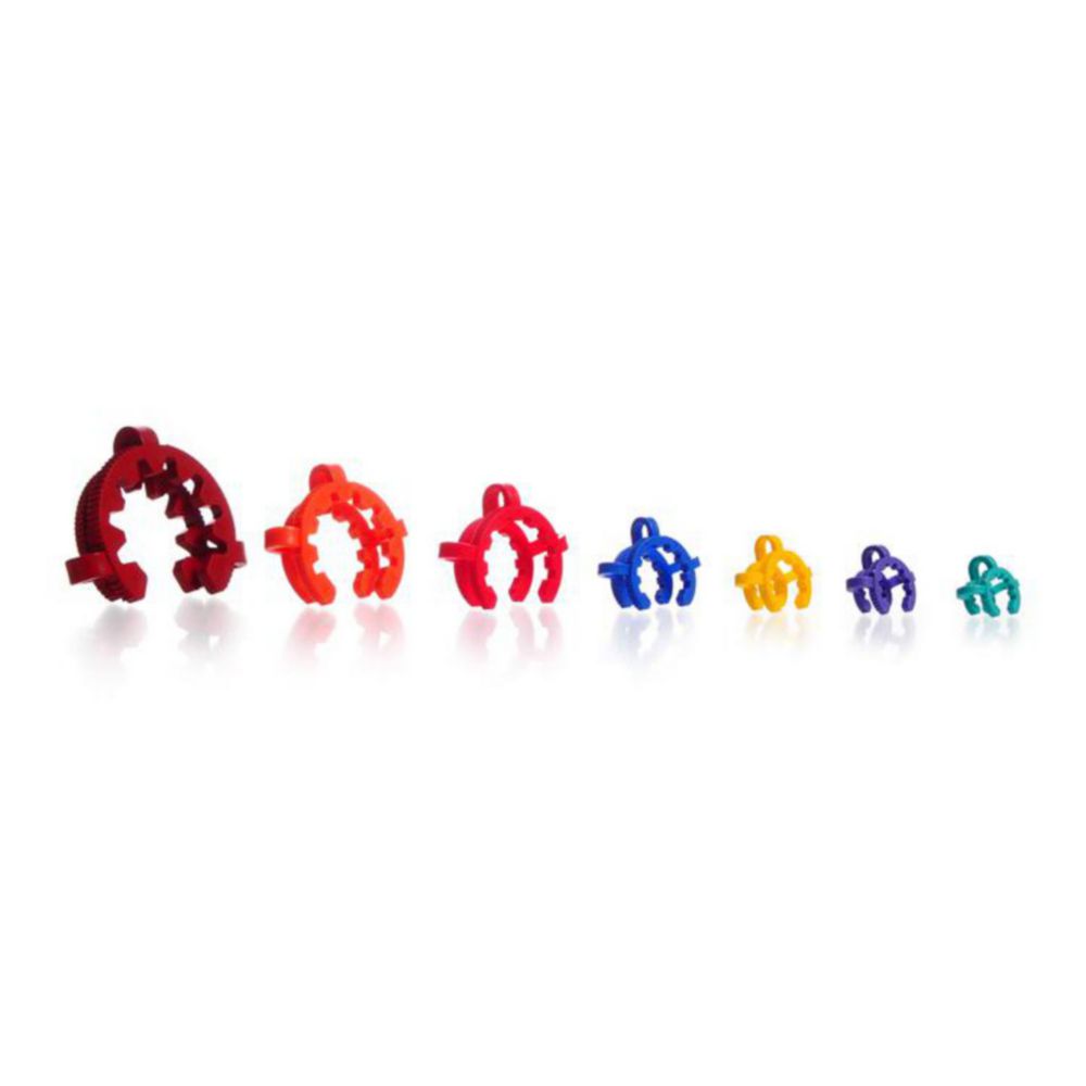 KECK-Klemme, NS 10, grün POM, für Kegelschliffe