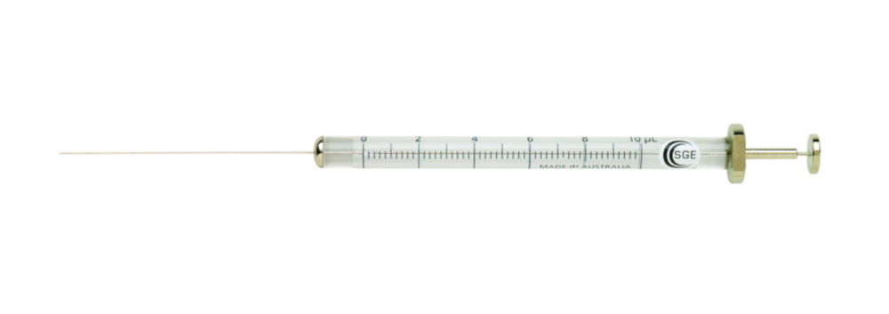 Manual microlitre syringes, with fixed needles, gas tight