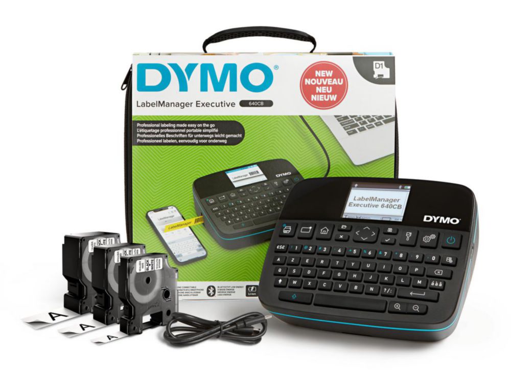 Etikettendrucker DYMO® LabelManager™ Executive 640 CB, Koffer-Set