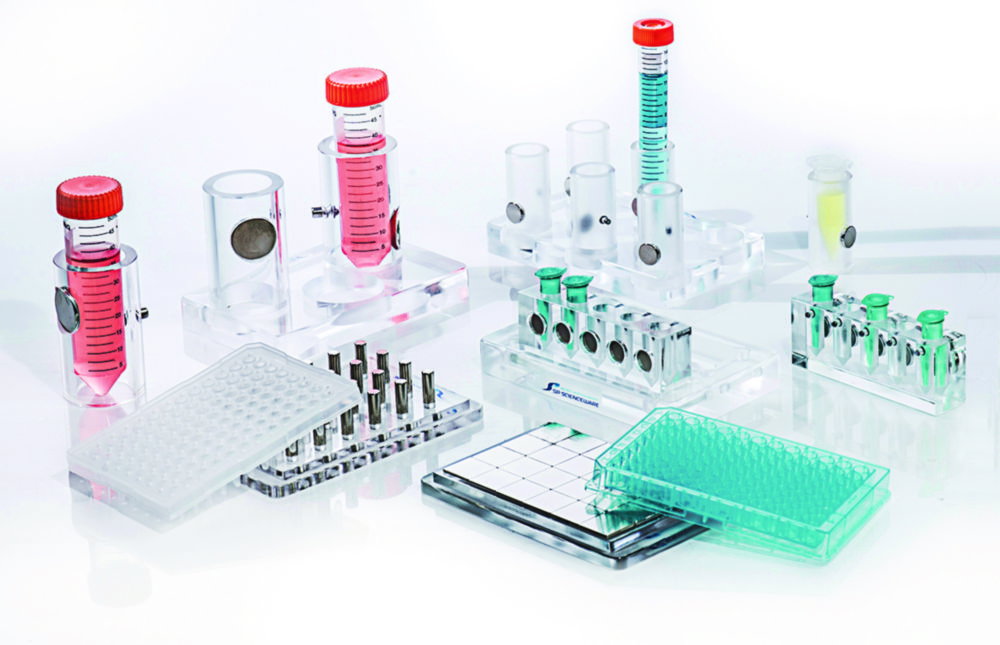 Magnetische Racks für Trennverfahren mittels magnetischer Nanopartikel, für 96-well Platten