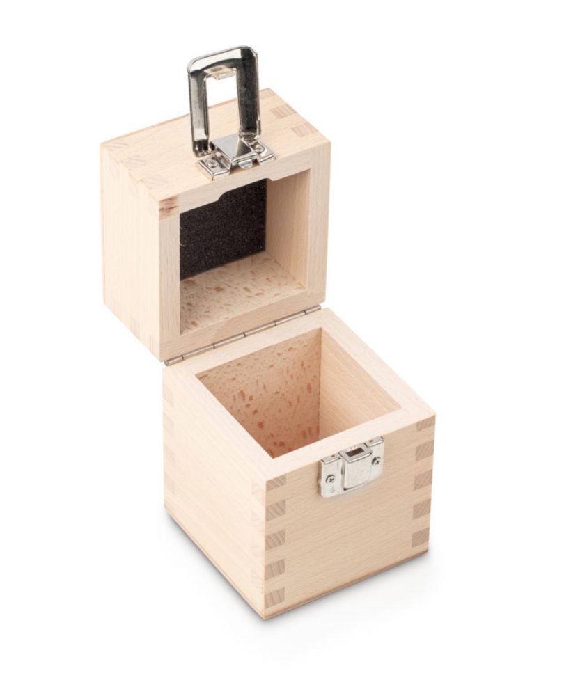 Wooden boxes for calibration weights, classes E1, E2, F1
