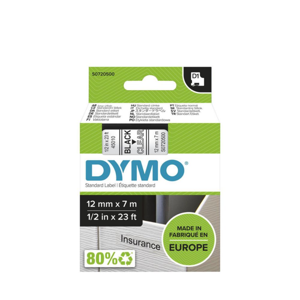 D1-Schriftbänder für DYMO® Etikettendrucker