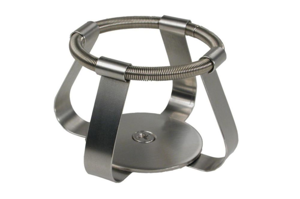 Spring clamps for Erlenmeyer flasks