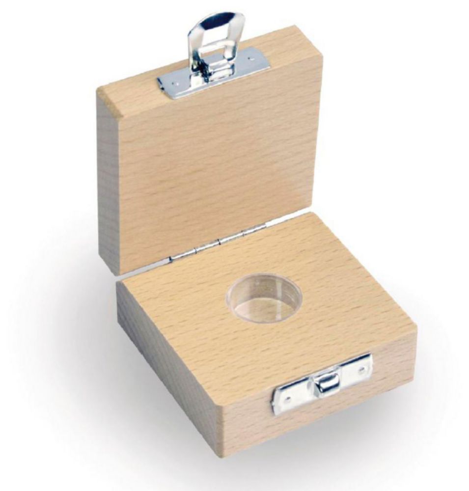 Holz-Etuis für Prüfgewichte Klasse E1, E2, F1