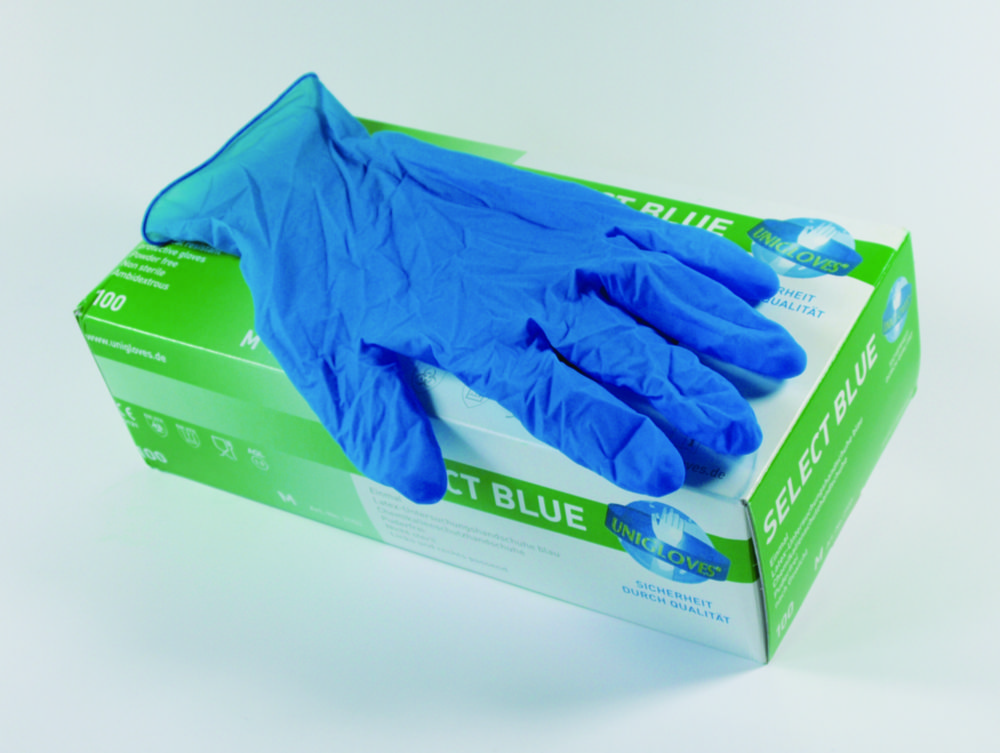 Disposable Gloves Select Blue, Latex