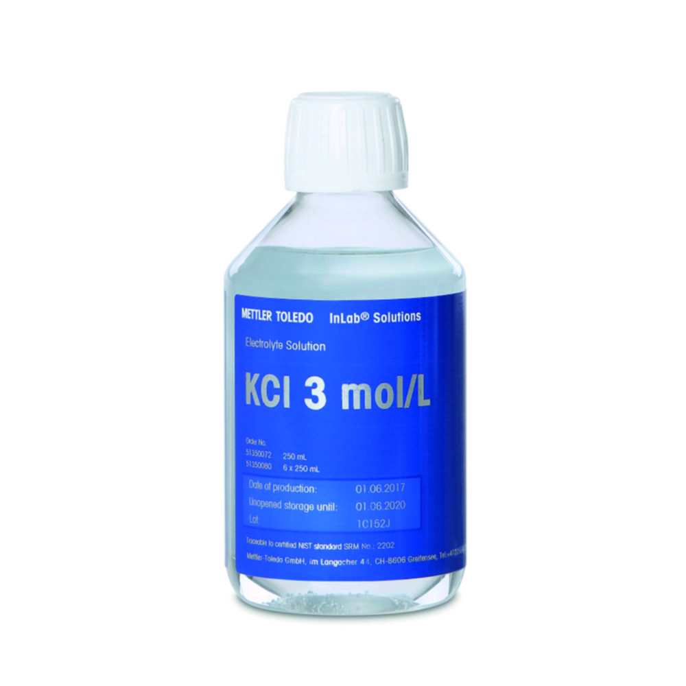Electrolyte solution for reference electrodes