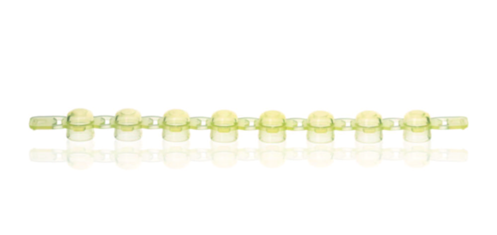 PCR caps, strips of 8, PP