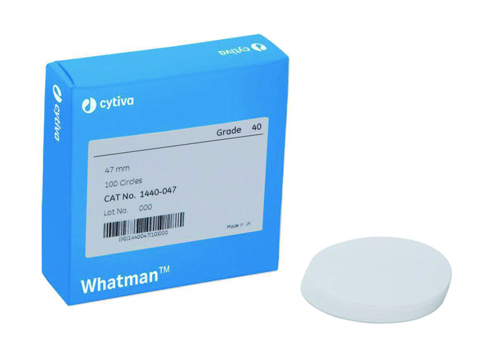 Quantitative filter paper,  grade 40