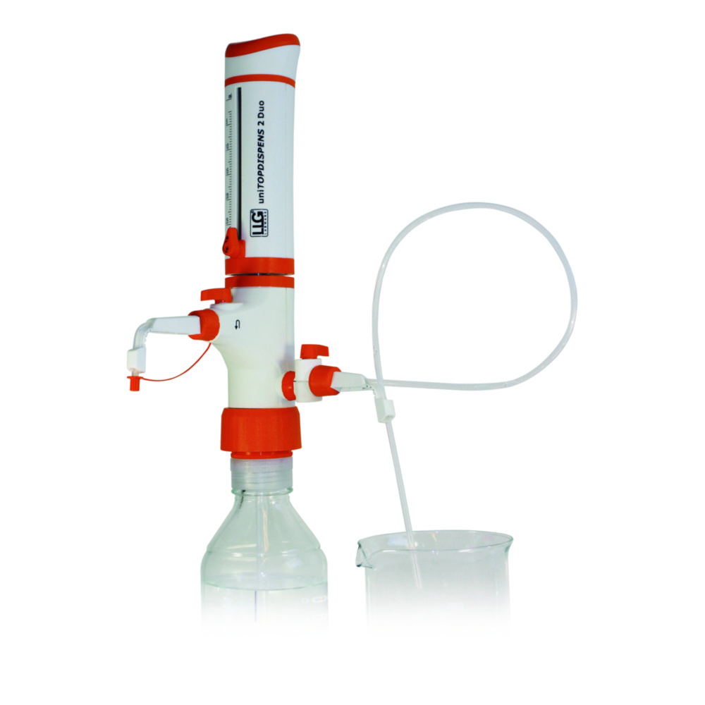 Flaschenaufsatz-Dispenser LLG-uniTOPDISPENS 2 Duo