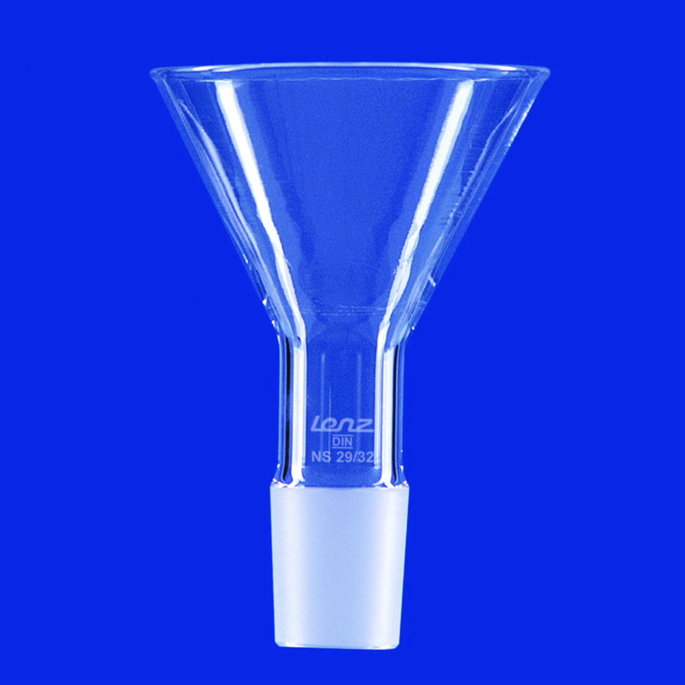 Powder funnels with NS cone, DURAN® tubing