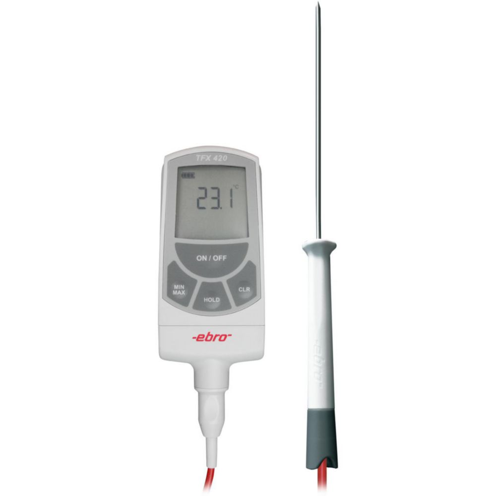 Labor-Thermometer Set TFX 420, mit Temperaturfühler TPX 440