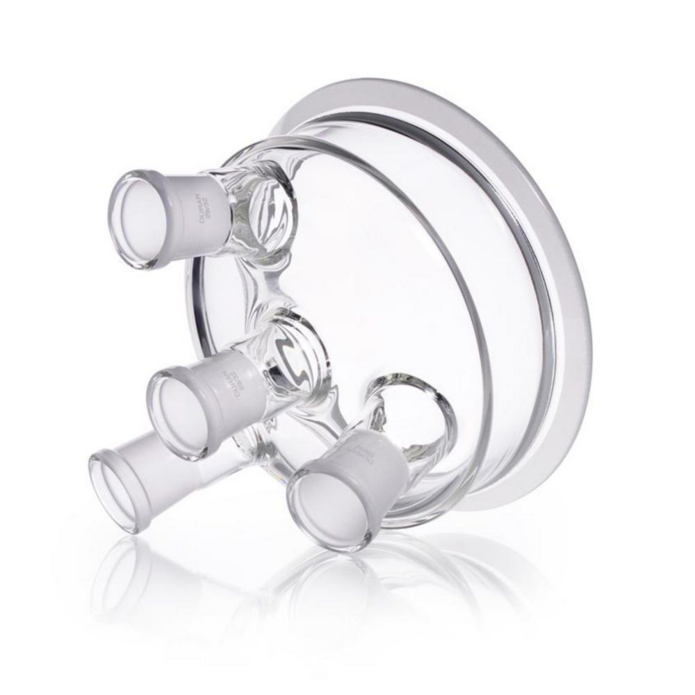 Flat ground flange lids, DURAN®