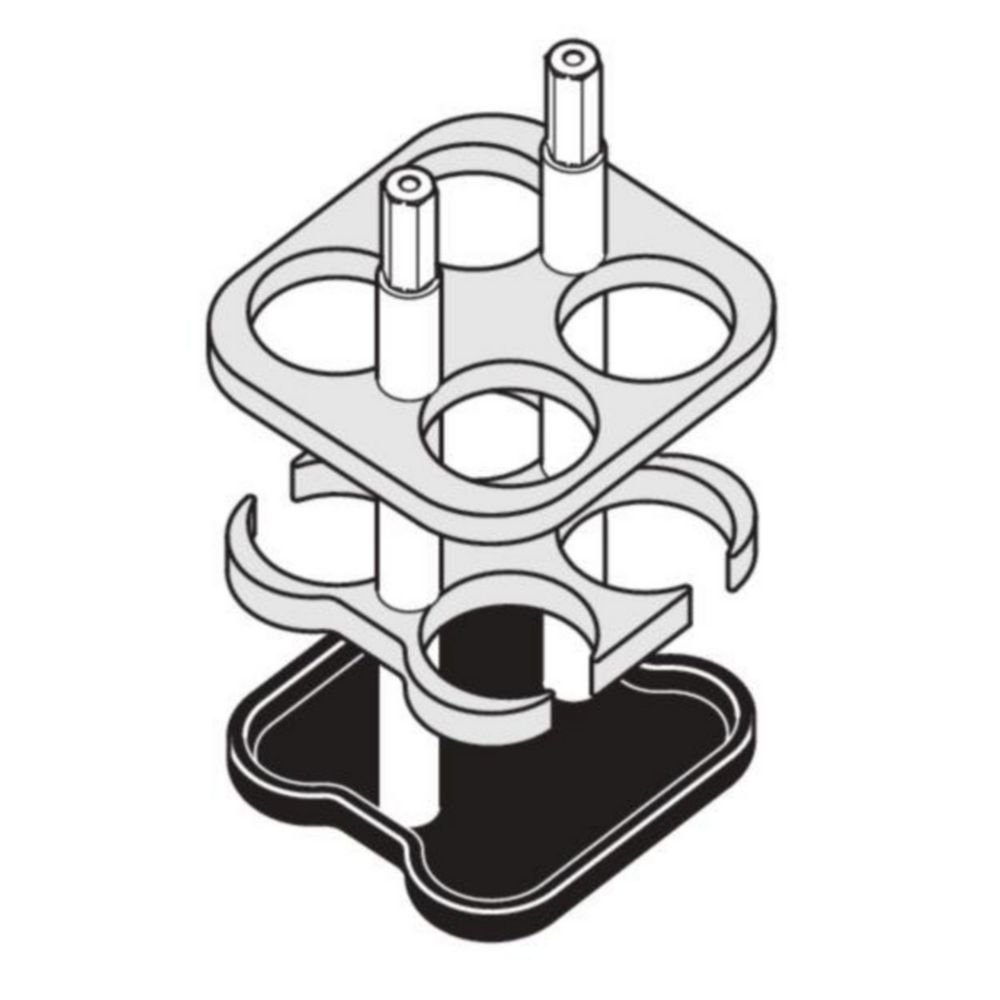 Adapters for rectangular bucket 90 ml