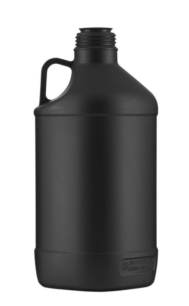 Narrow-mouth reagent bottles without closure, series 308/310, HDPE, UN-approved, black