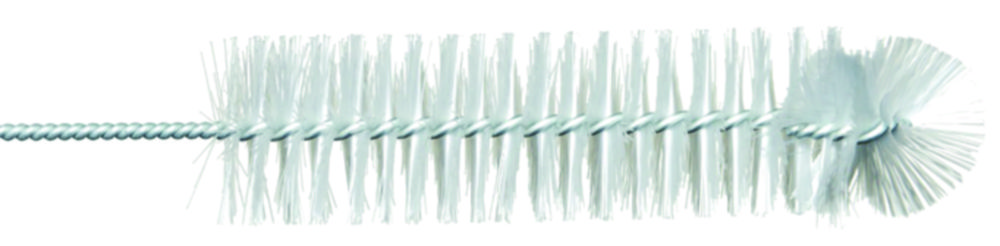 Test tube brushes, tip bent over