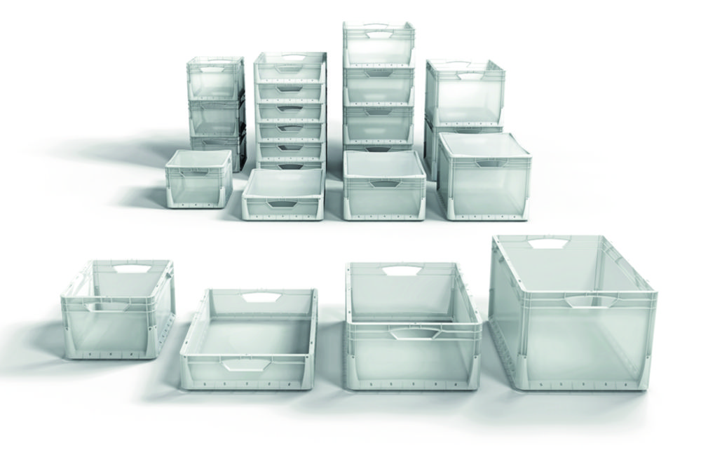 Euronormboxes, PP, stackable