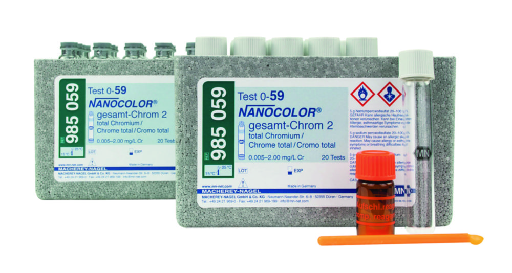 Tube tests NANOCOLOR® Chrome