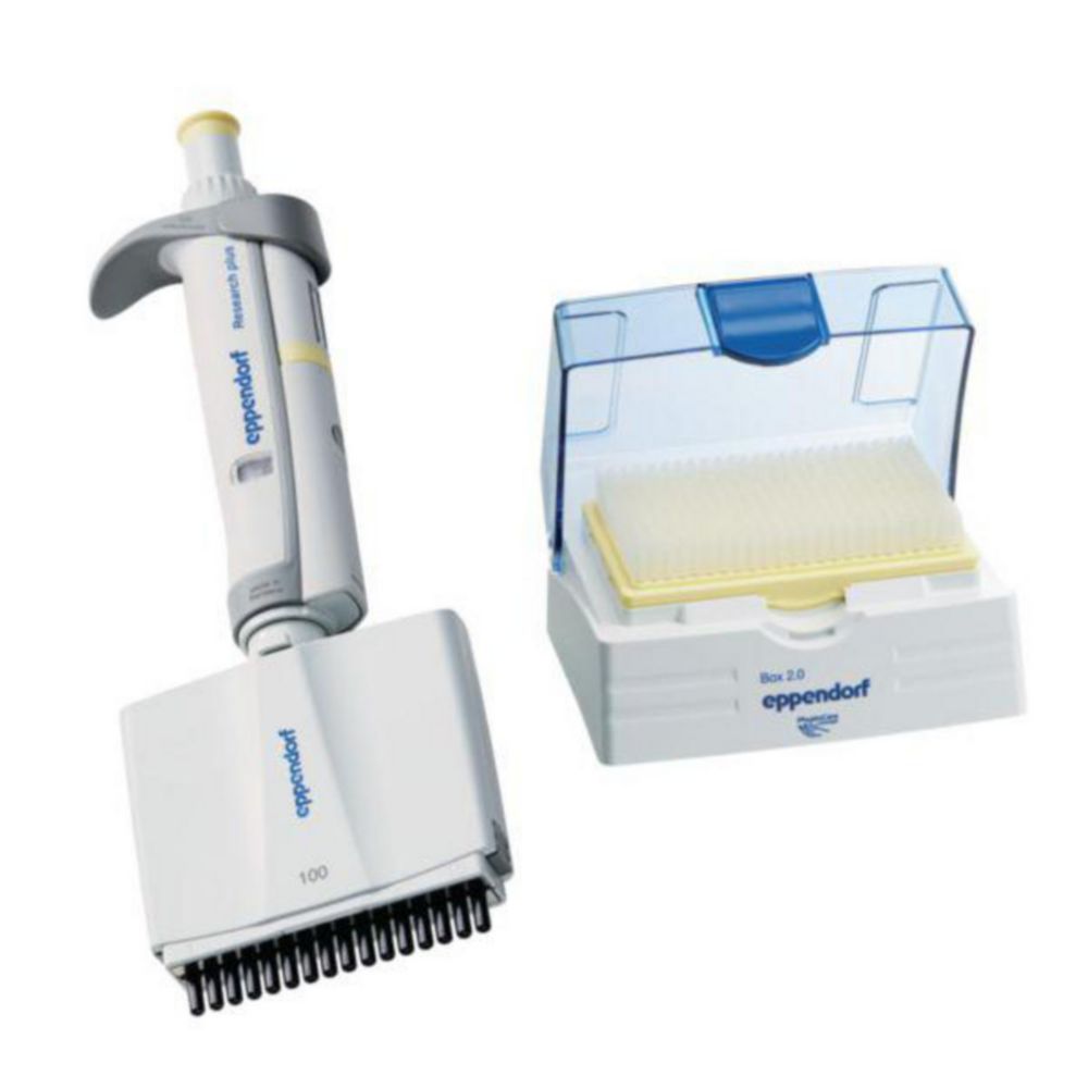 Mehrkanal-Mikroliterpipetten Eppendorf Research® plus (General Lab Product), variabel