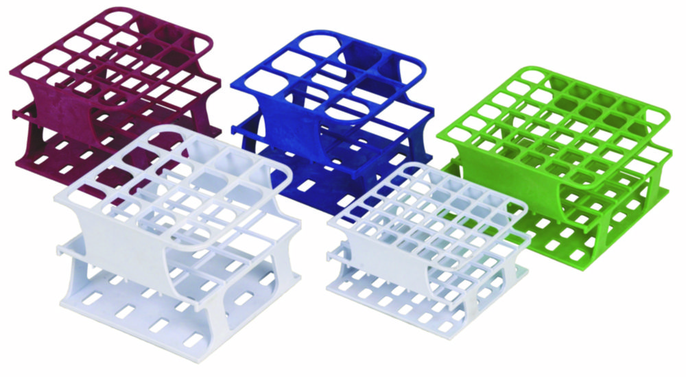 Test tube racks, OneRack®, POM, half size