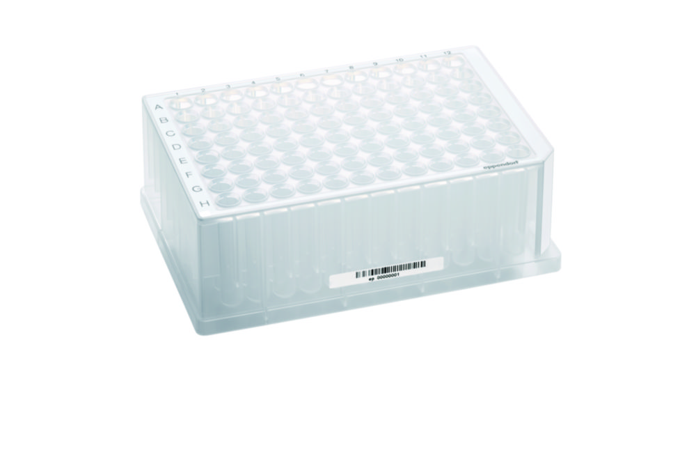 Deep-Well Plates, 96/384-well, PP, with barcode, PCR clean