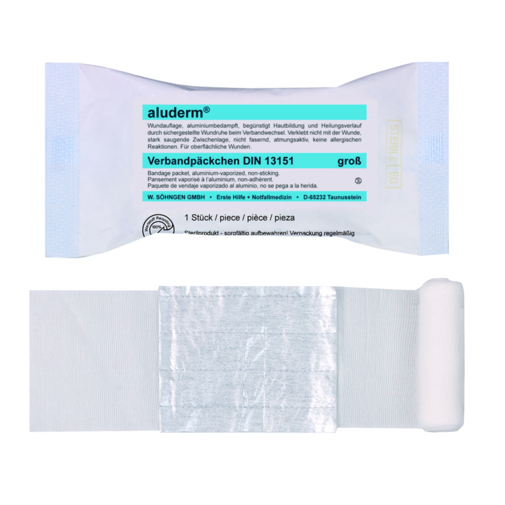 Verbandpäckchen aluderm® DIN, steril