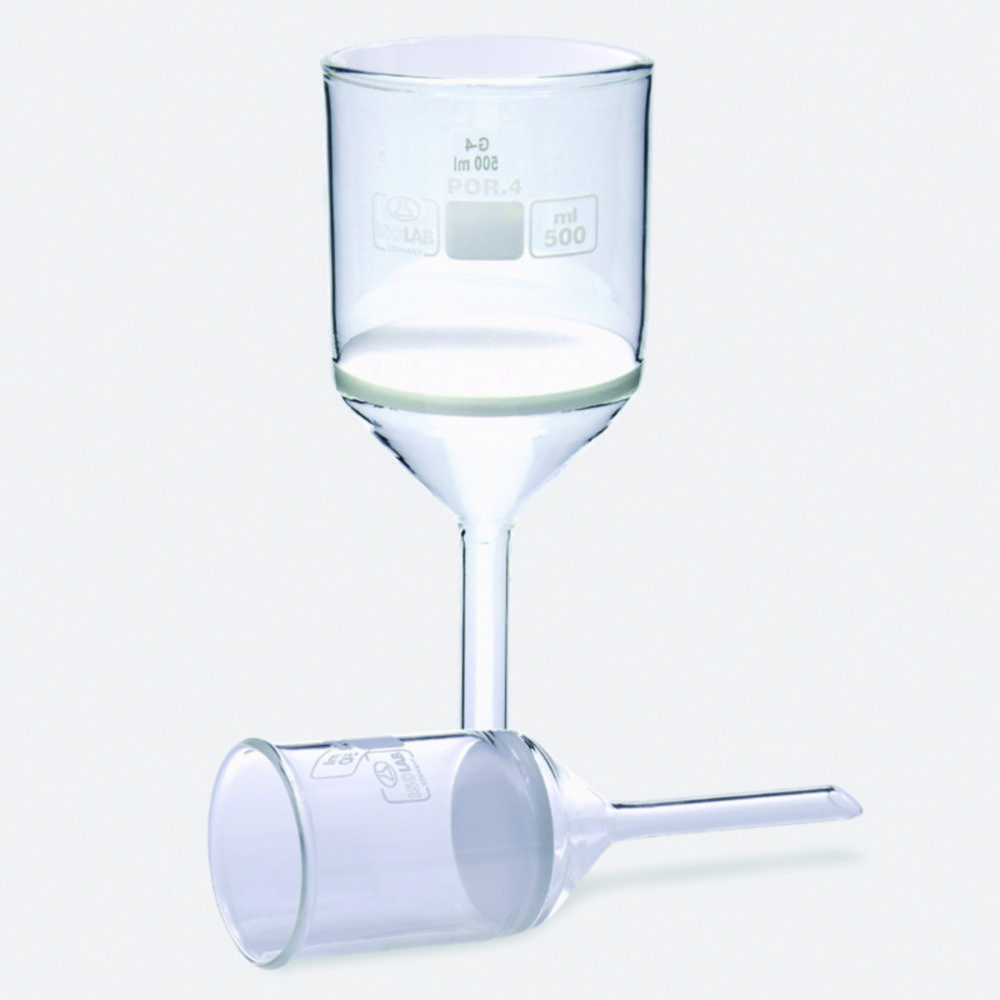 Filternutschen, Borosilikatglas