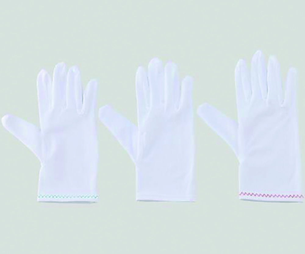 Gloves ASPURE, white, nylon