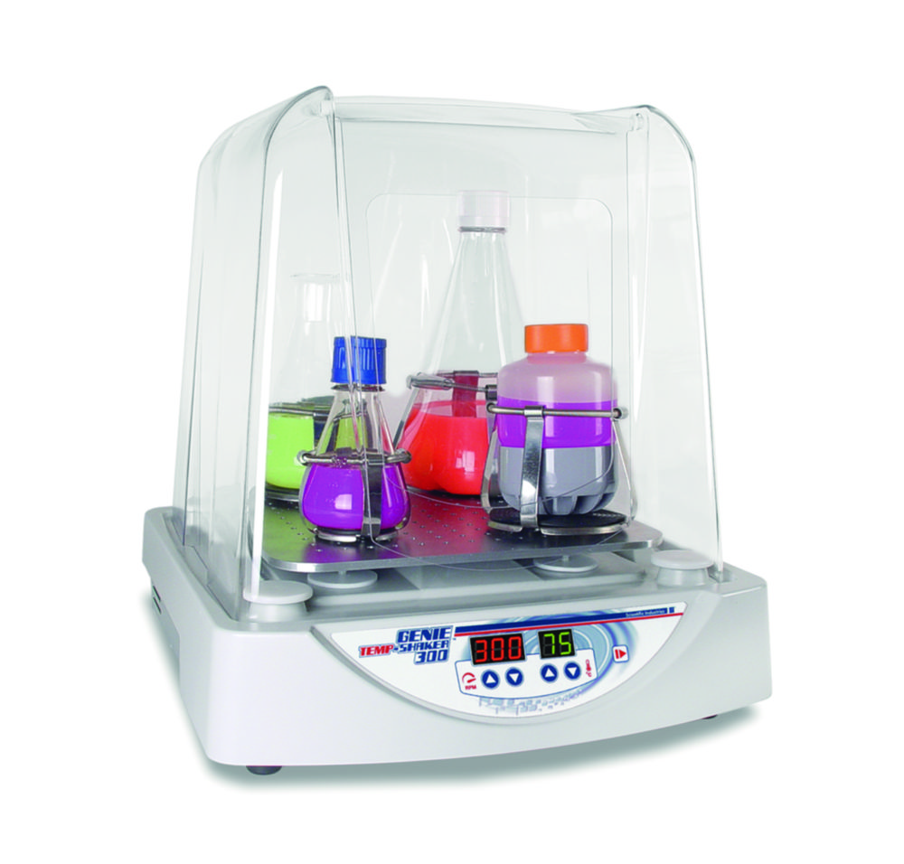 Schüttelinkubator Genie Temp-Shaker 300, mit Kolbenhalterung