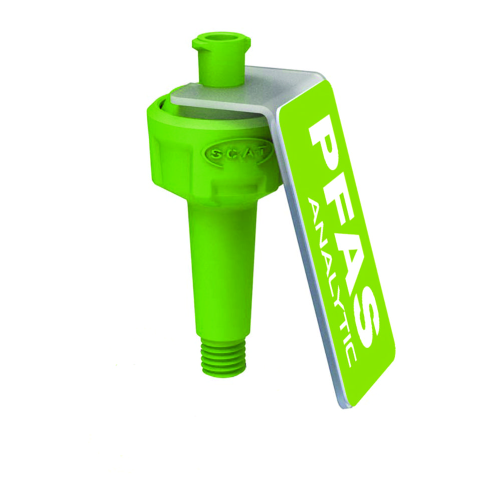 Air valves, PP, for PFAS analysis