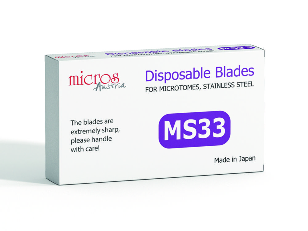 Blades for Microtoms, stainless steel