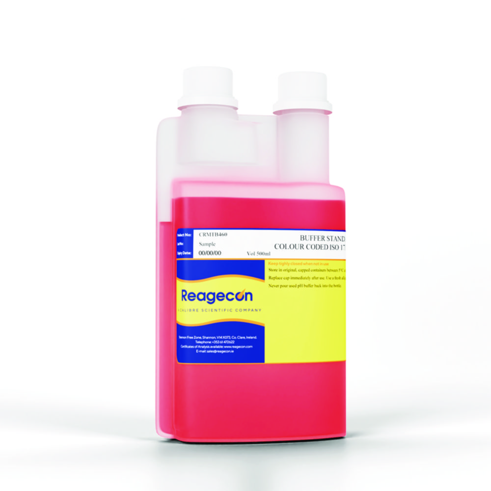 Technical pH buffer solutions, certified reference material (CRM)