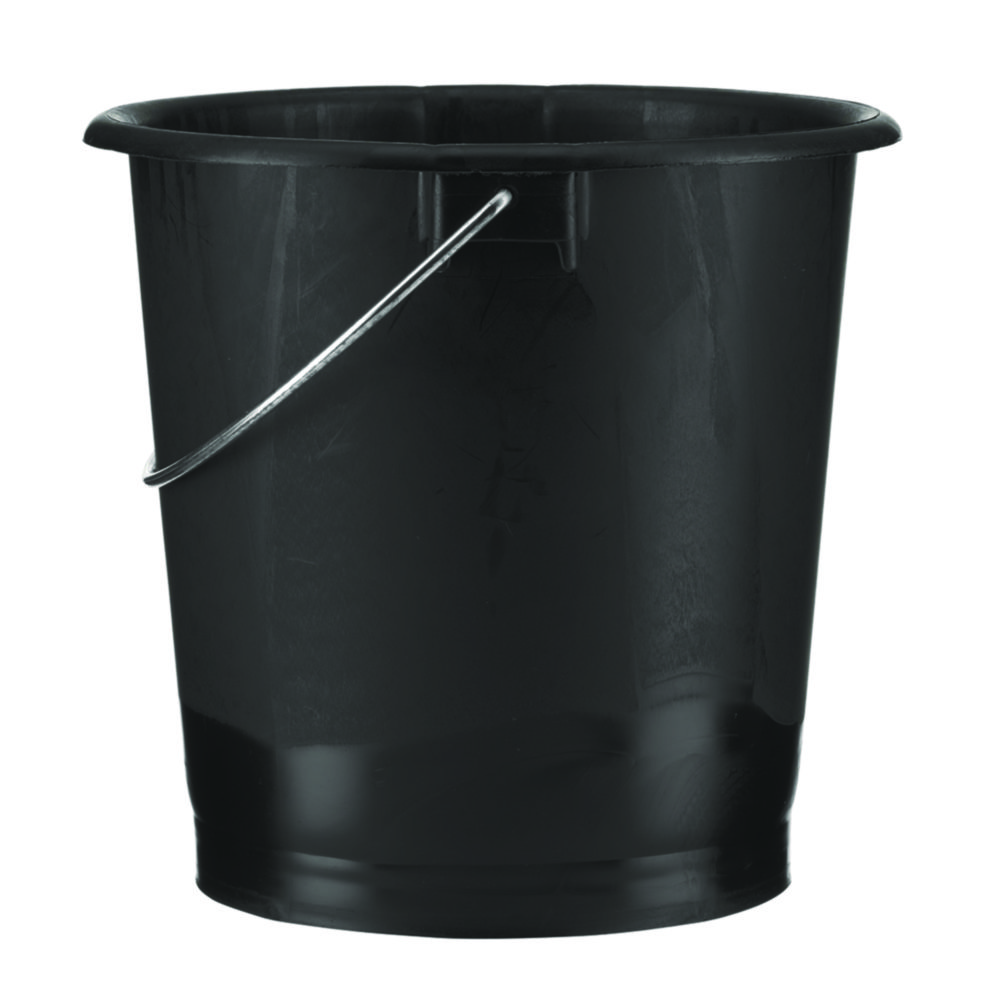 Eimer, LDPE, Serie 610/615, grau, ohne Ausguss