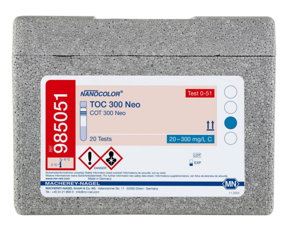 Rundküvettentests NANOCOLOR® TOC Neo