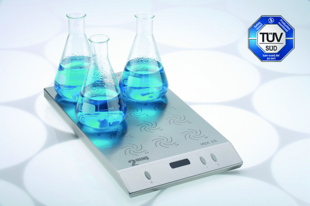 Multi-position magnetic stirrers MIX 15 eco