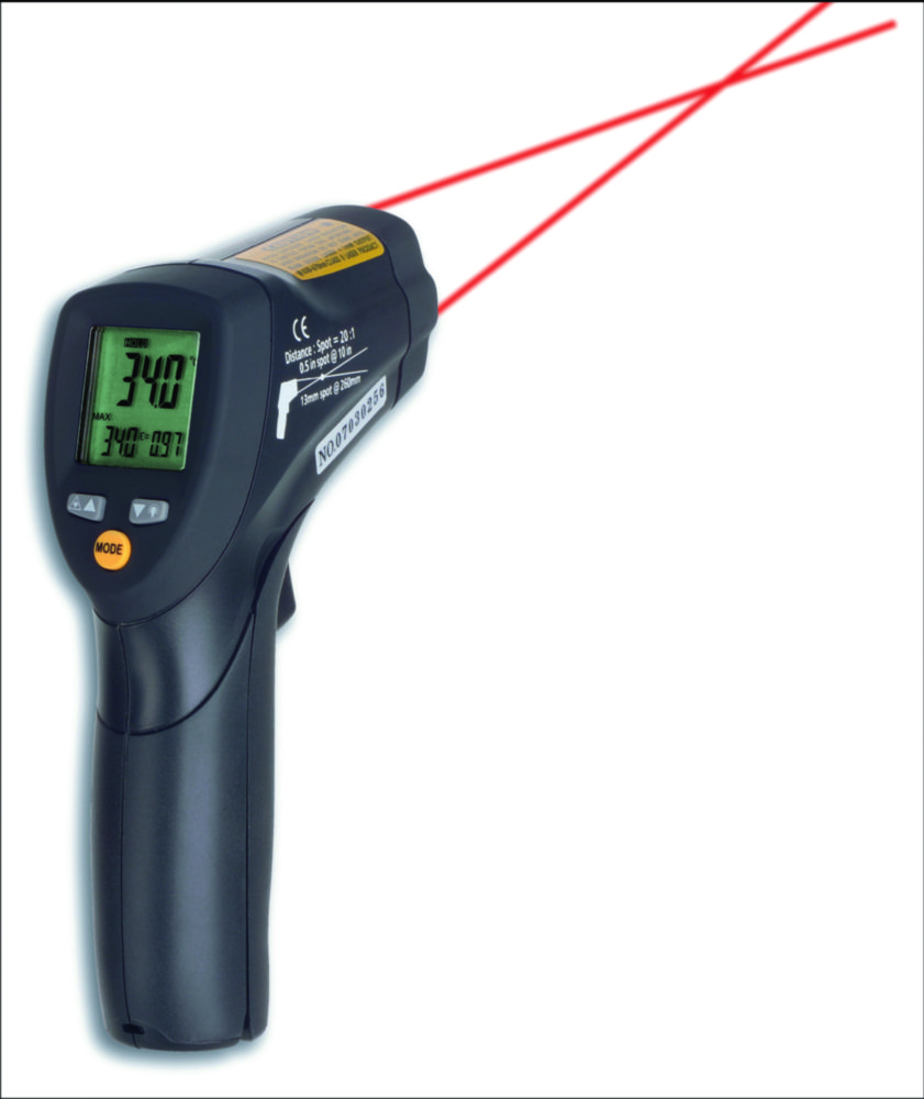 Infra-red thermometer with double-laser sighting ScanTemp 485
