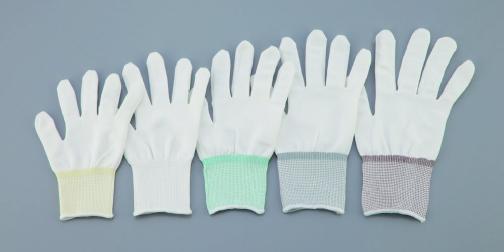 Undergloves white, polyester or nylon