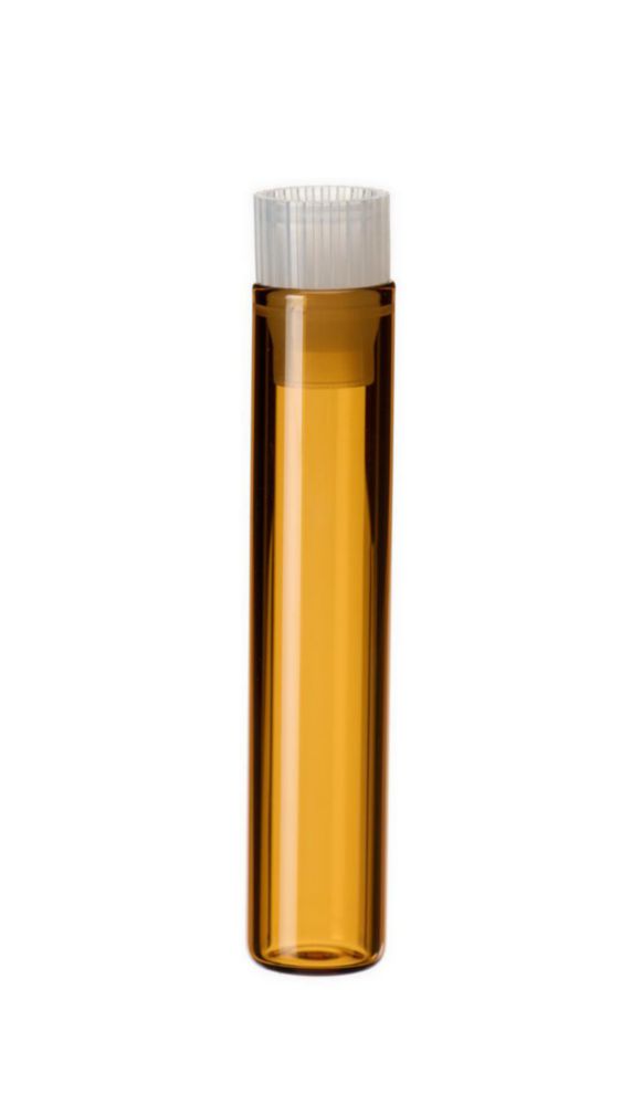 LLG-Shell Vials with PE cap (fire-polished neck) ND8, ND12, ND15